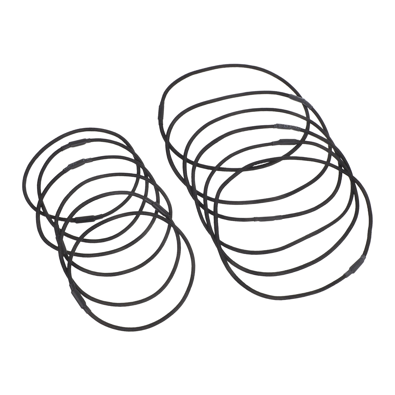 Silicone Band Replacement - 12 stuks zwarte microfoon shock mount