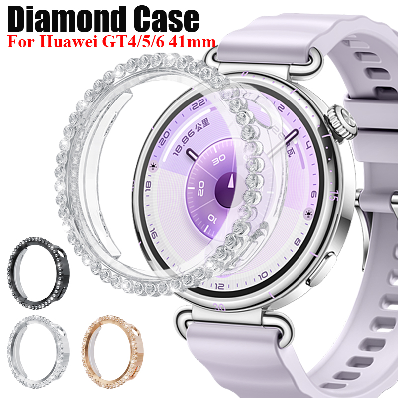 Watch Case Bumper - Diamond Case Voor Huawei Horloge GT6