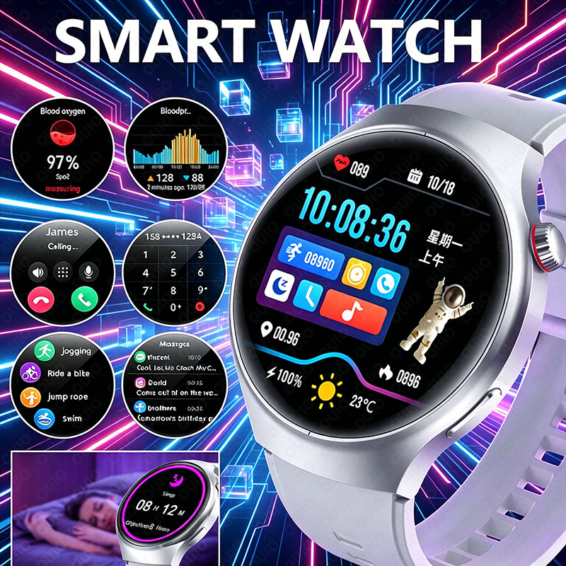 Smartwatch M Active - 2026 Smartwatch Multi-Sport Modus Bluetooth Oproepen
