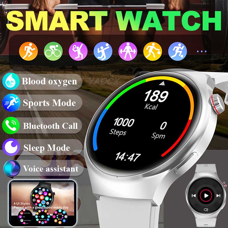 Smartwatch M Active - 2026 Smartwatch Sportmodus AI Intelligente Spraakgecontrole