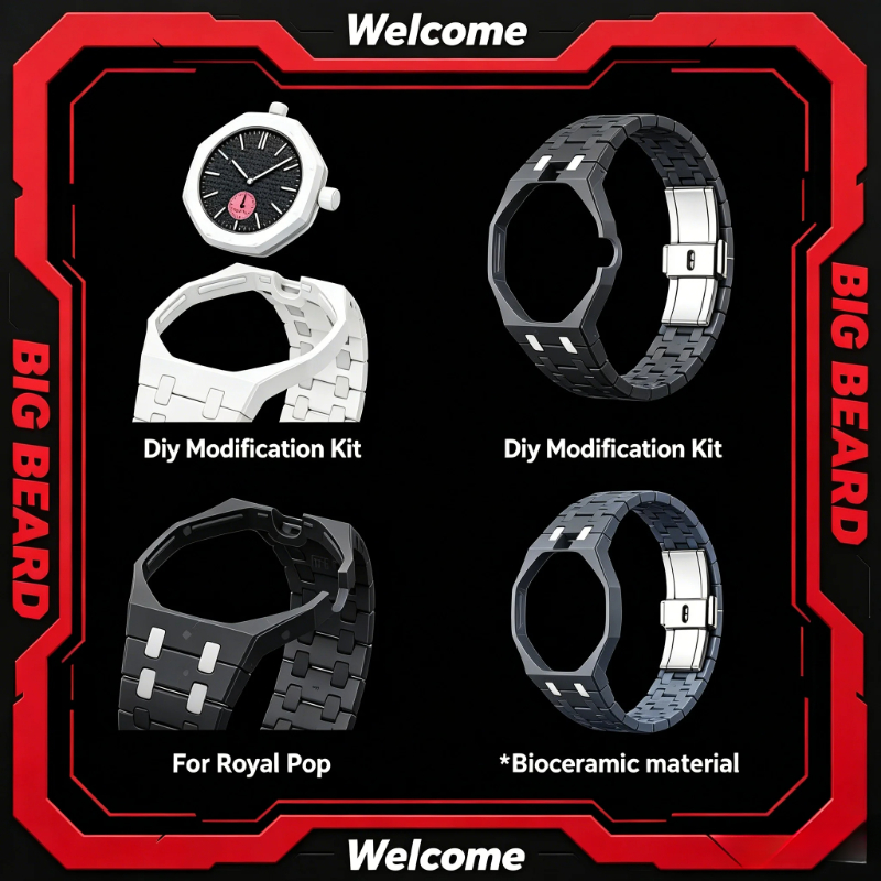 Smartwatch Case - Keramische biomaterialen modkit voor Swatch X