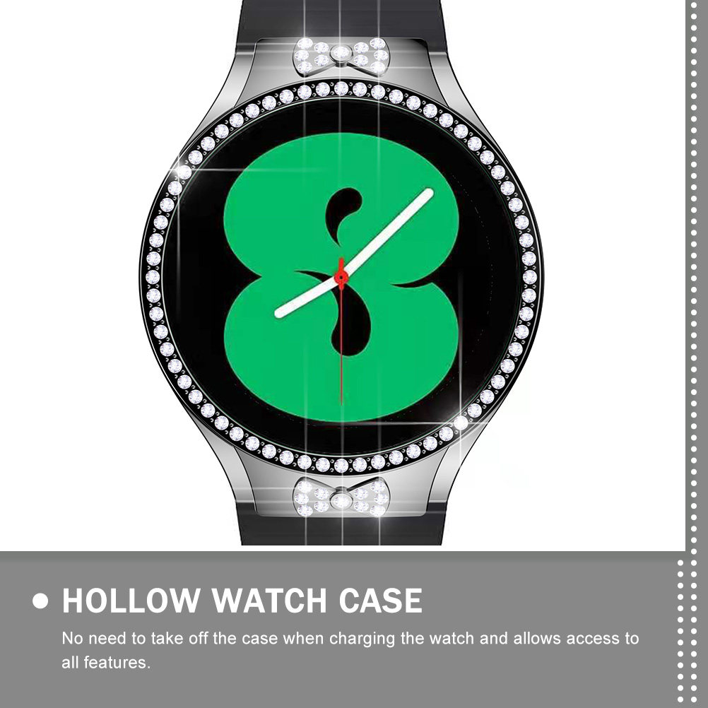 Smartwatch Case - Glanzende glitterhorlogekast voor holle beschermer Crystal