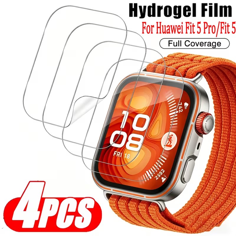 Huawei Smartwatch Accessories - 1-4 stuks Hydrogel Screenprotector Folie voor