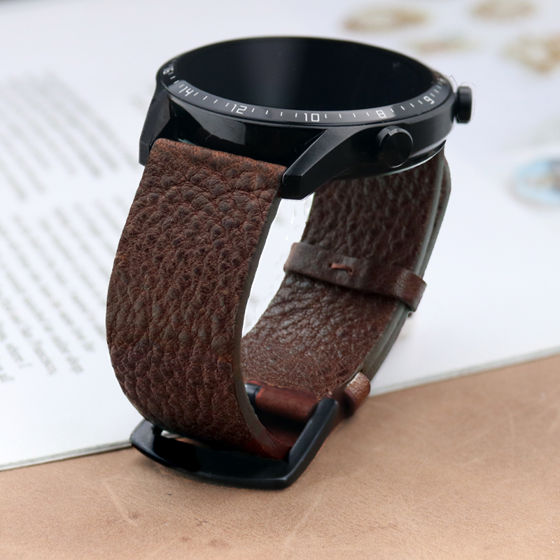 Smartwatch Accessories Shop - Italiaanse Calfskinl 22Mm Horloge Band Lederen