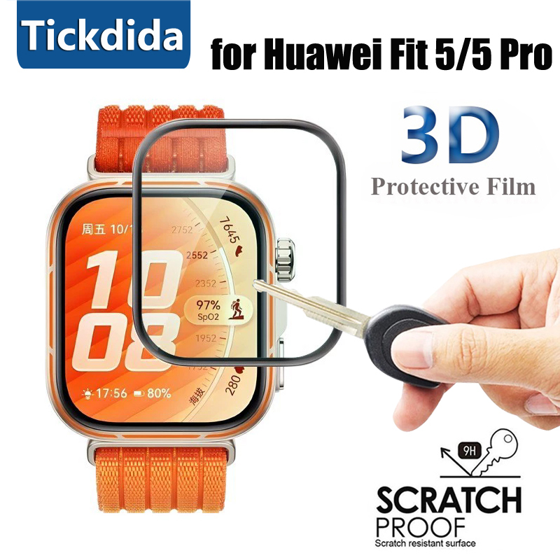 Huawei Smartwatch Accessories - Zacht gehard glas voor Huawei Watch