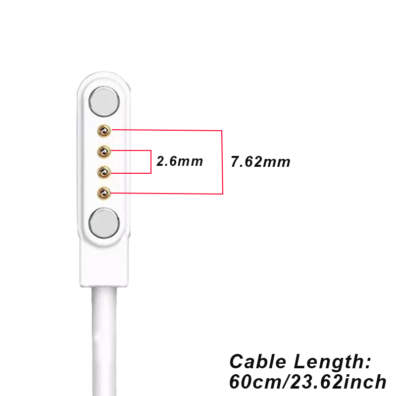 4-pins USB-vervangende magneti - Smartwatch X18 recensie en prijs