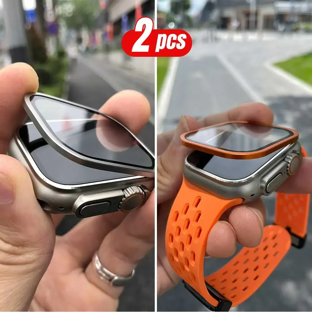 2 STKS Titanium Metalen Frame  - Apple Smartwatch Accessories recensie en prijs