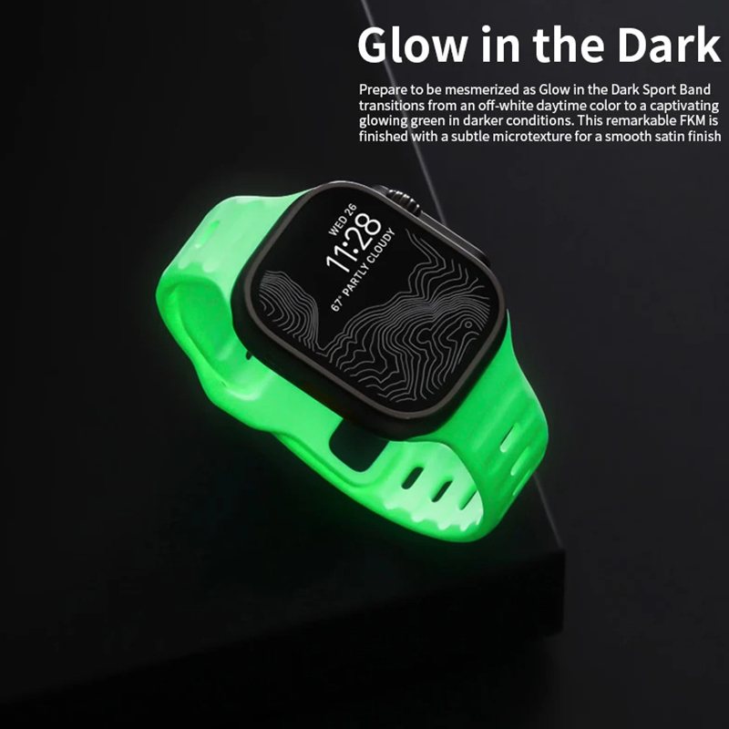 Lichtgevende band voor Apple W - Silicone Band Replacement recensie en prijs