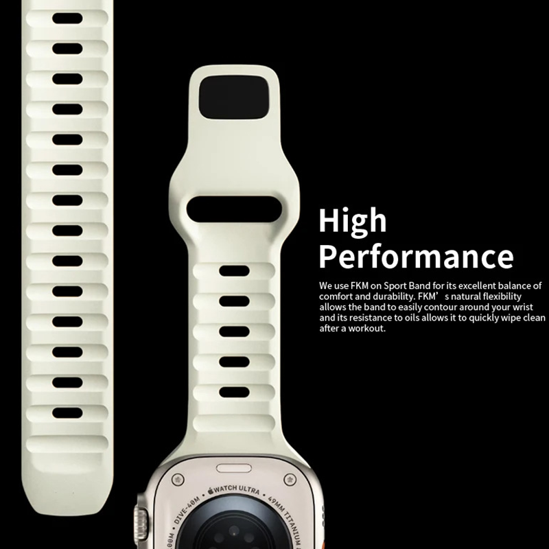 Lichtgevende band voor Apple W - Silicone Band Replacement recensie en prijs
