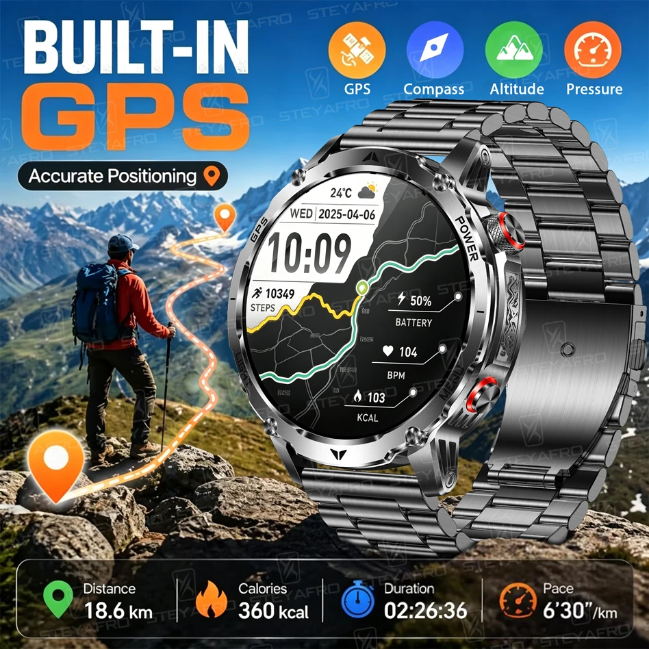 Militaire smartwatch voor here - Smartwatch M Active recensie en prijs