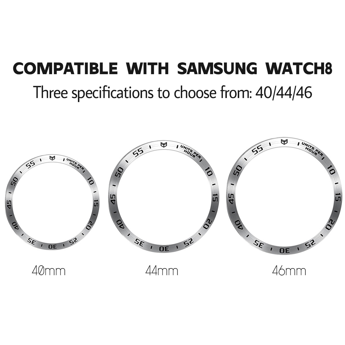 Metalen bezelring voor Samsung - Accessories For Galaxy Watch 5 recensie en prijs