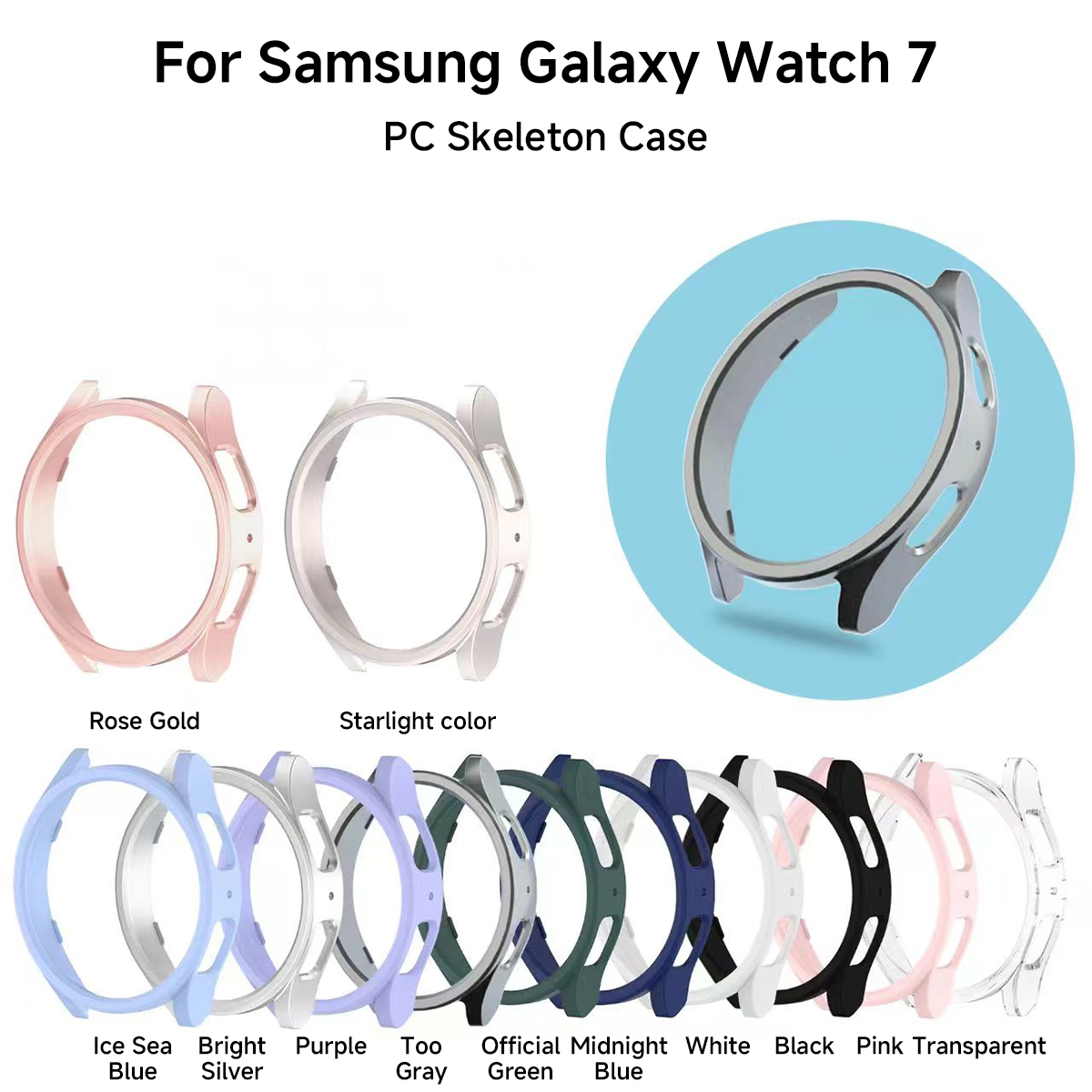 PC Case voor Samsung Galaxy Wa - Watch Case Bumper recensie en prijs
