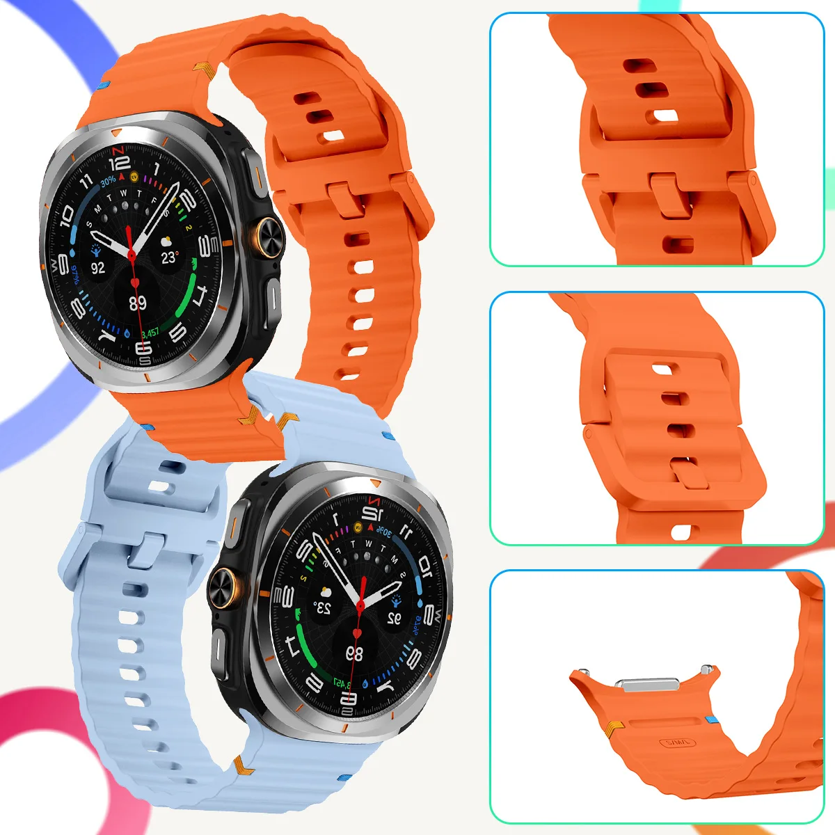 Zachte TPU voor Samsung Galaxy - Silicone Band Replacement recensie en prijs