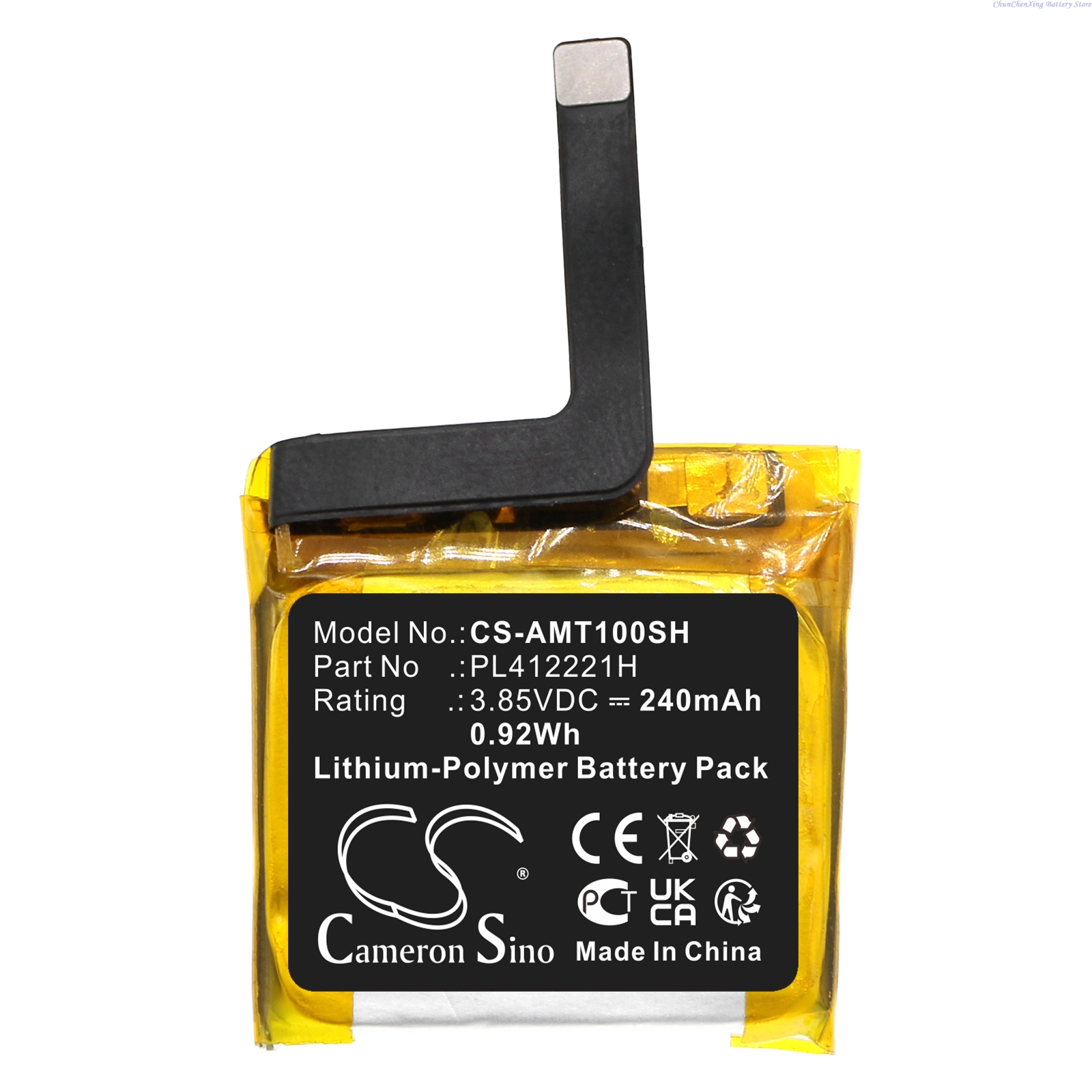 Cameron Sino 3.85V 240mAh verv - Smartwatch A1914 recensie en prijs