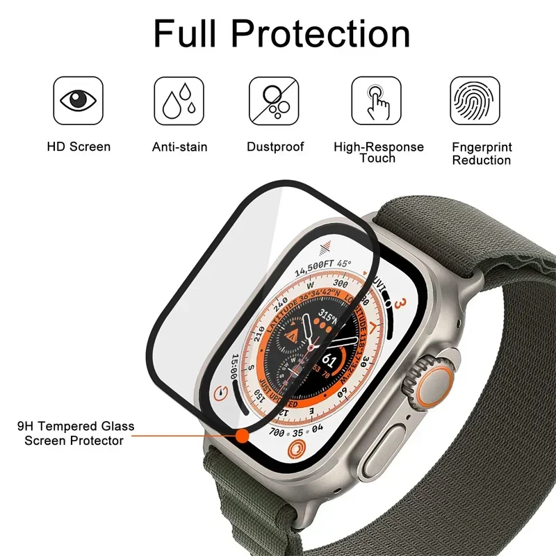 Volledig gebogen schermbescher - Apple Smartwatch Accessories recensie en prijs
