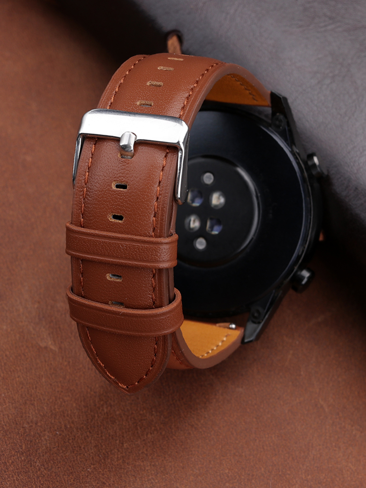 22Mm Echt Lederen Horlogeband  - Smartwatch Accessories Shop recensie en prijs