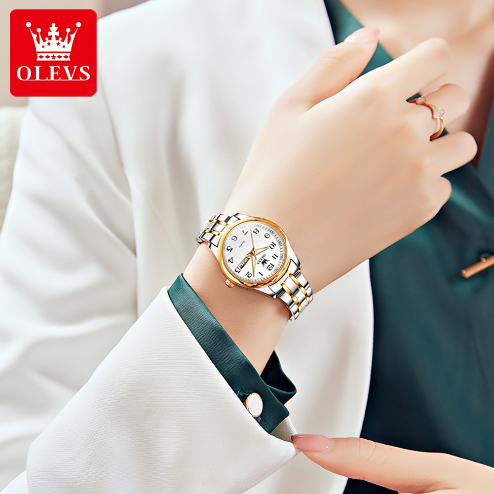 OLEVS merk dameshorloge quartz - Accessories With Watch recensie en prijs