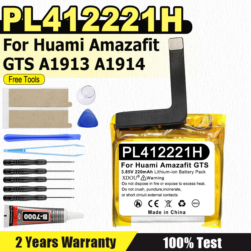 PL412221H 220mAh Nieuwe Batter - Smartwatch A1914 recensie en prijs