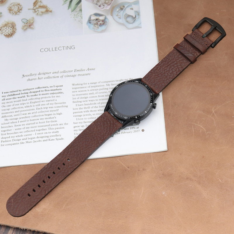 Italiaanse Calfskinl 22Mm Horl - Smartwatch Accessories Shop recensie en prijs